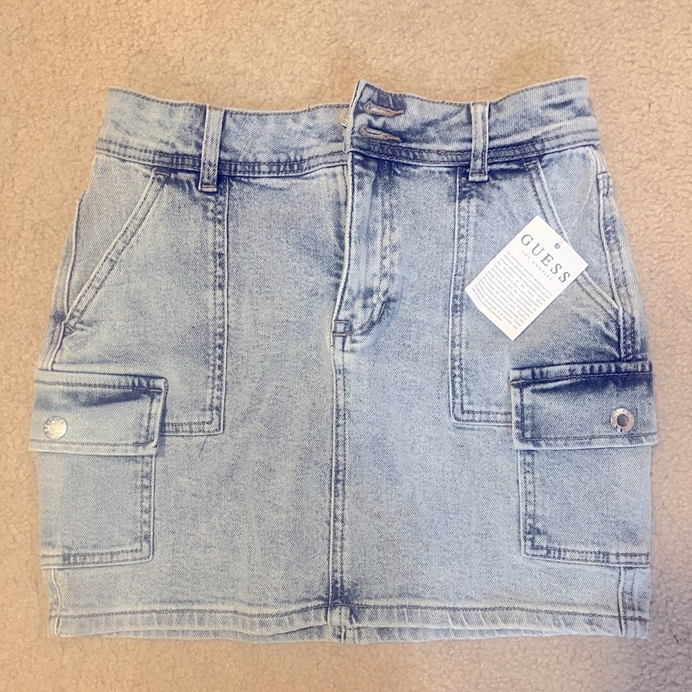 GUESS Women's Blue Denim Skirt